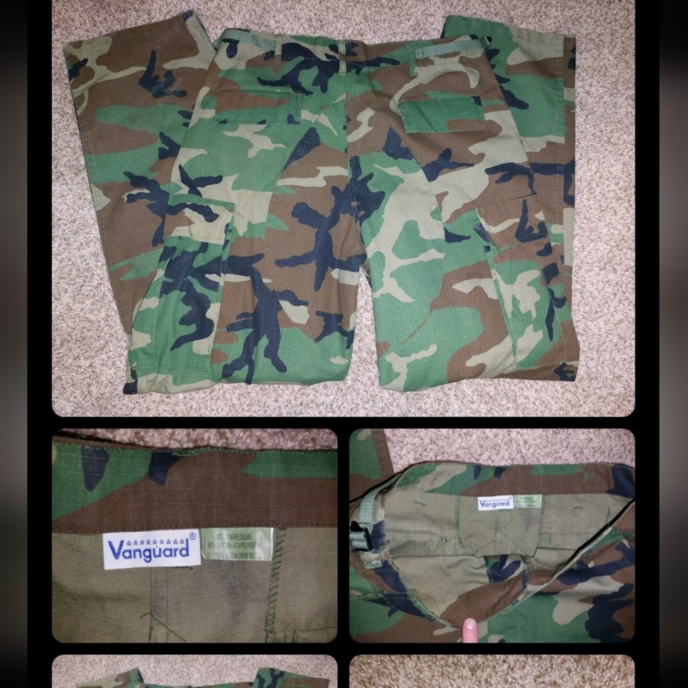 Vanguard camo pants 32w 46L estimated